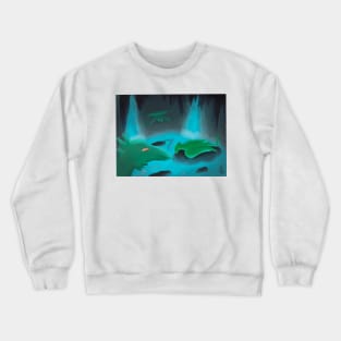 The Dragons of the Mystery Cave painting Crewneck Sweatshirt